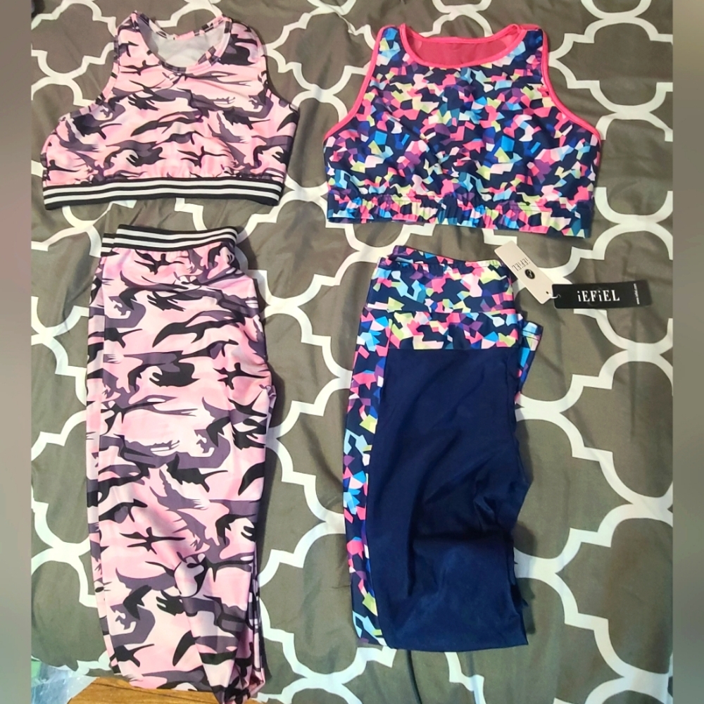 Set of 2 girls workout sets